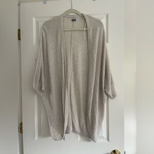 Aerie Cream Open-Front Sweater